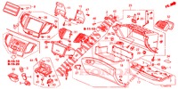INSTRUMENT GARNISH (COTE DE PASSAGER) (LH) for Honda ACCORD 2.0 EXECUTIVE 4 Doors 6 speed manual 2015