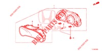 SPEEDOMETER  for Honda ACCORD DIESEL 2.2 COMFORT 4 Doors 6 speed manual 2015