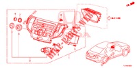 CENTER MODULE (NAVIGATION) for Honda ACCORD DIESEL 2.2 ELEGANCE PACK 4 Doors 6 speed manual 2015