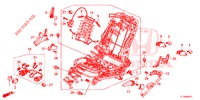 FRONT SEAT COMPONENTS (G.) (HAUTEUR MANUELLE) for Honda ACCORD DIESEL 2.2 ELEGANCE PACK 4 Doors 6 speed manual 2015