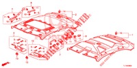 ROOF LINING  for Honda ACCORD DIESEL 2.2 EXECUTIVE 4 Doors 6 speed manual 2015