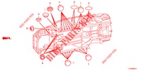 GROMMET (INFERIEUR) for Honda ACCORD TOURER DIESEL 2.2 ELEGANCE 5 Doors 5 speed automatic 2013