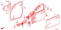FRONT DOOR PANELS (2D)  for Honda ACCORD TOURER DIESEL 2.2 ELEGANCE PACK 5 Doors 6 speed manual 2013