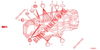 GROMMET (INFERIEUR) for Honda ACCORD TOURER DIESEL 2.2 ELEGANCE PACK 5 Doors 6 speed manual 2013