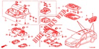 INTERIOR LIGHT (1) for Honda ACCORD TOURER DIESEL 2.2 ELEGANCE PACK 5 Doors 6 speed manual 2013
