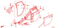 REAR DOOR PANELS (4D)  for Honda ACCORD TOURER DIESEL 2.2 ELEGANCE PACK 5 Doors 6 speed manual 2013