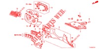 INSTRUMENT GARNISH (COTE DE CONDUCTEUR) (LH) for Honda ACCORD TOURER DIESEL 2.2 SH 5 Doors 6 speed manual 2013