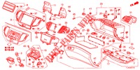 INSTRUMENT GARNISH (COTE DE PASSAGER) (LH) for Honda ACCORD TOURER DIESEL 2.2 SH 5 Doors 6 speed manual 2013