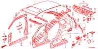 OUTER PANELS/REAR PANEL  for Honda ACCORD TOURER DIESEL 2.2 SH 5 Doors 6 speed manual 2013