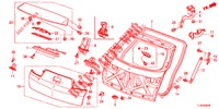 TAILGATE PANEL (2D)  for Honda ACCORD TOURER DIESEL 2.2 SH 5 Doors 6 speed manual 2013