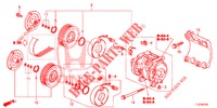 AIR CONDITIONER (COMPRESSEUR) (DIESEL) for Honda ACCORD TOURER DIESEL 2.2 COMFORT 5 Doors 6 speed manual 2014