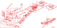 TOOLS/JACK  for Honda ACCORD TOURER DIESEL 2.2 COMFORT 5 Doors 6 speed manual 2014
