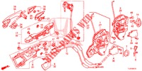 FRONT DOOR LOCKS/OUTER HA NDLE  for Honda ACCORD TOURER DIESEL 2.2 ELEGANCE 5 Doors 6 speed manual 2014