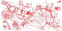 INSTRUMENT GARNISH (COTE DE PASSAGER) (LH) for Honda ACCORD TOURER DIESEL 2.2 ELEGANCE 5 Doors 5 speed automatic 2014