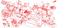 INSTRUMENT GARNISH (COTE DE PASSAGER) (LH) for Honda ACCORD TOURER DIESEL 2.2 S 5 Doors 6 speed manual 2014