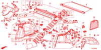 REAR SIDE LINING (2D)  for Honda ACCORD TOURER DIESEL 2.2 S 5 Doors 6 speed manual 2014