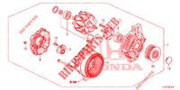 ALTERNATOR (DENSO) (DIESEL) for Honda ACCORD TOURER DIESEL 2.2 SH 5 Doors 6 speed manual 2014
