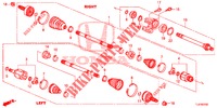 FRONT DRIVESHAFT/HALF SHA FT (DIESEL) for Honda ACCORD TOURER DIESEL 2.2 SH 5 Doors 6 speed manual 2014