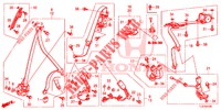 FRONT SEAT/SEATBELTS  for Honda ACCORD TOURER DIESEL 2.2 SH 5 Doors 6 speed manual 2014
