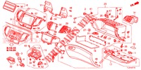 INSTRUMENT GARNISH (COTE DE PASSAGER) (LH) for Honda ACCORD TOURER DIESEL 2.2 SH 5 Doors 6 speed manual 2014