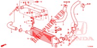 INTERCOOLER (2) for Honda ACCORD TOURER DIESEL 2.2 SH 5 Doors 6 speed manual 2014