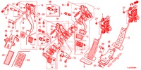 PEDAL (LH) for Honda ACCORD TOURER DIESEL 2.2 SH 5 Doors 6 speed manual 2014
