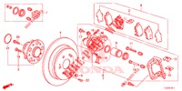 REAR BRAKE (2) for Honda ACCORD TOURER DIESEL 2.2 SH 5 Doors 6 speed manual 2014