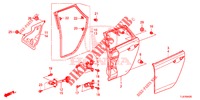 REAR DOOR PANELS (4D)  for Honda ACCORD TOURER DIESEL 2.2 SH 5 Doors 6 speed manual 2014