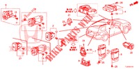 SWITCH (LH) for Honda ACCORD TOURER DIESEL 2.2 SH 5 Doors 6 speed manual 2014