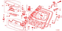 TAILGATE PANEL (2D)  for Honda ACCORD TOURER DIESEL 2.2 SH 5 Doors 6 speed manual 2014