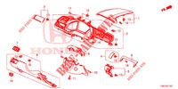 INSTRUMENT GARNISH (COTE DE CONDUCTEUR) (LH) for Honda CIVIC 1.5 CONFORT 4 Doors 6 speed manual 2017