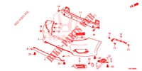 REAR BUMPER  for Honda CIVIC 1.5 CONFORT 4 Doors 6 speed manual 2017