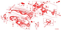 INSTRUMENT PANEL UPPER (LH) for Honda CIVIC DIESEL 1.6 MID 4 Doors 6 speed manual 2018