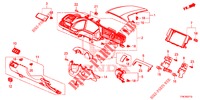 INSTRUMENT GARNISH (COTE DE CONDUCTEUR) (LH) for Honda CIVIC DIESEL 1.6 TOP 4 Doors 6 speed manual 2018