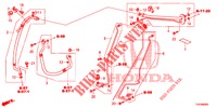 AIR CONDITIONER (FLEXIBLES/TUYAUX) (LH) for Honda CIVIC 1.4 COMFORT 5 Doors 6 speed manual 2012