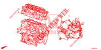 ENGINE ASSY./TRANSMISSION  ASSY. (1.4L) for Honda CIVIC 1.4 COMFORT 5 Doors 6 speed manual 2012