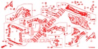 FRONT BULKHEAD/DASHBOARD  for Honda CIVIC 1.4 COMFORT 5 Doors 6 speed manual 2012