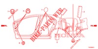 GROMMET (LATERAL) for Honda CIVIC 1.4 COMFORT 5 Doors 6 speed manual 2012