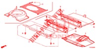 REAR FLOOR BOX  for Honda CIVIC 1.4 COMFORT 5 Doors 6 speed manual 2012