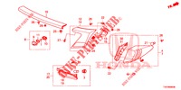 TAILLIGHT/LICENSE LIGHT (PGM FI)  for Honda CIVIC 1.4 COMFORT 5 Doors 6 speed manual 2012
