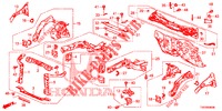 FRONT BULKHEAD/DASHBOARD  for Honda CIVIC 1.4 S 5 Doors 6 speed manual 2012