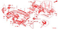 INSTRUMENT PANEL UPPER (LH) for Honda CIVIC 1.4 S 5 Doors 6 speed manual 2012