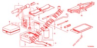 TOOLS/JACK  for Honda CIVIC 1.4 S 5 Doors 6 speed manual 2012
