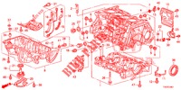 CYLINDER BLOCK/OIL PAN (1.8L) for Honda CIVIC 1.8 COMFORT 5 Doors 6 speed manual 2012