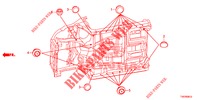 GROMMET (INFERIEUR) for Honda CIVIC 1.8 COMFORT 5 Doors 6 speed manual 2012