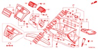 INSTRUMENT GARNISH (COTE DE PASSAGER) (LH) for Honda CIVIC 1.8 COMFORT 5 Doors 6 speed manual 2012