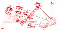 INTERIOR LIGHT  for Honda CIVIC 1.8 COMFORT 5 Doors 6 speed manual 2012