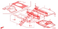 REAR FLOOR BOX  for Honda CIVIC 1.8 COMFORT 5 Doors 6 speed manual 2012