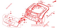 TAILGATE PANEL (2D)  for Honda CIVIC 1.8 COMFORT 5 Doors 6 speed manual 2012