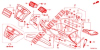 INSTRUMENT GARNISH (COTE DE PASSAGER) (LH) for Honda CIVIC 1.8 COMFORT 5 Doors 5 speed automatic 2012